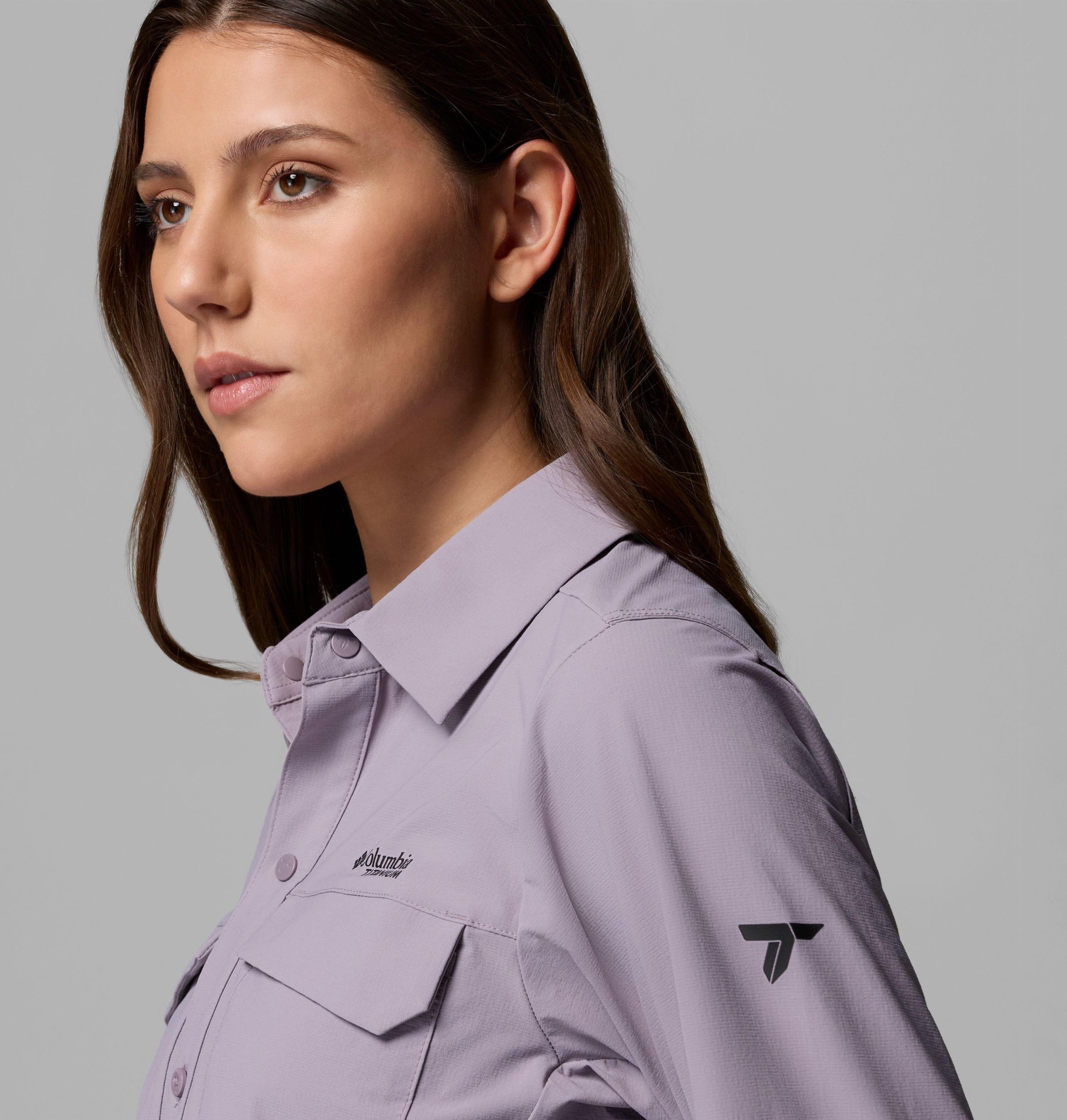 dames silver ridge elite geweven longsleeve