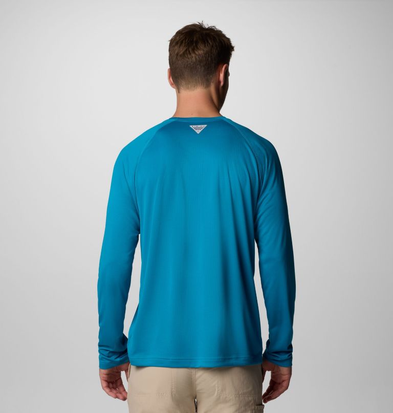 men pfg solar stream long sleeve shirt - tall