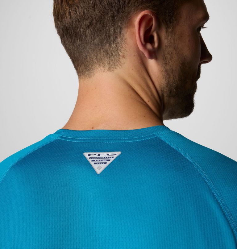 men pfg solar stream long sleeve shirt - tall