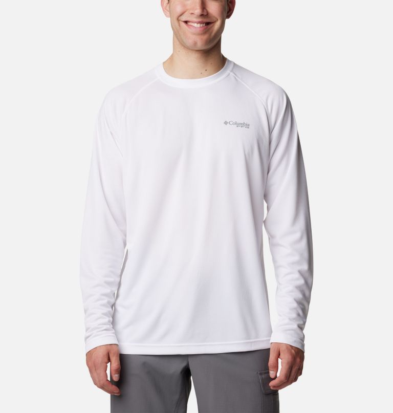 men pfg solar stream long sleeve shirt - tall