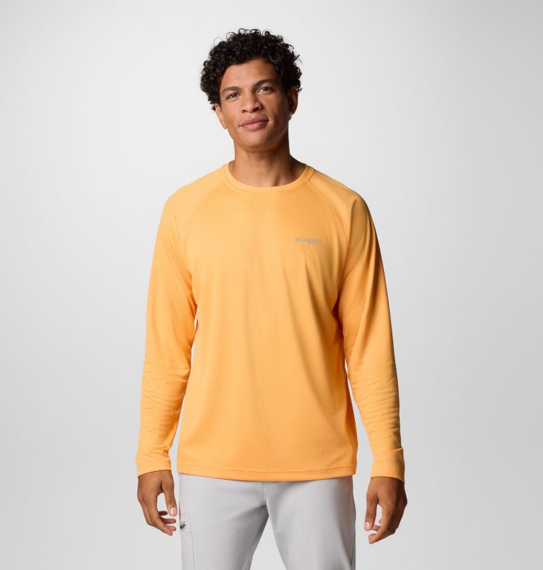 men pfg solar stream long sleeve shirt - tall