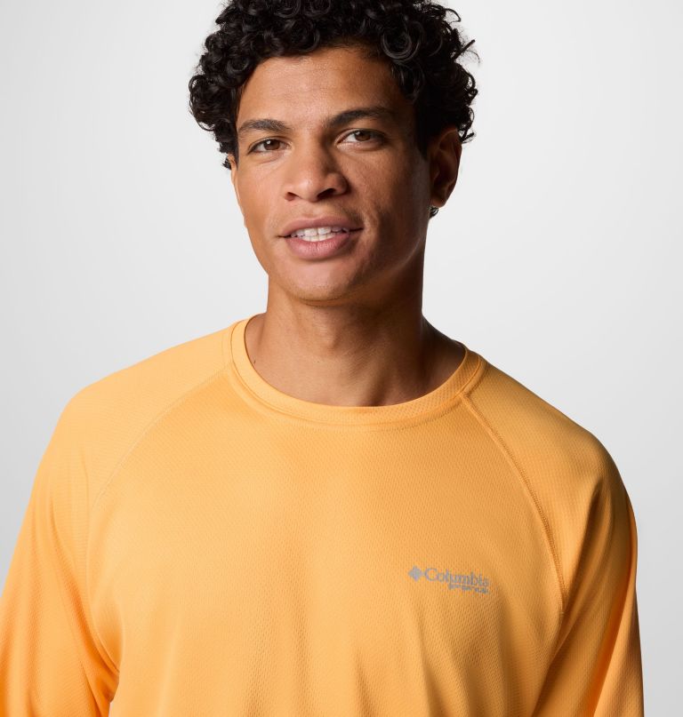 men pfg solar stream long sleeve shirt - tall