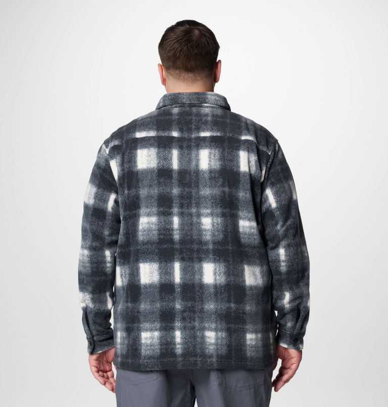 men steens mountain printed fleece shirt jacket ii - big