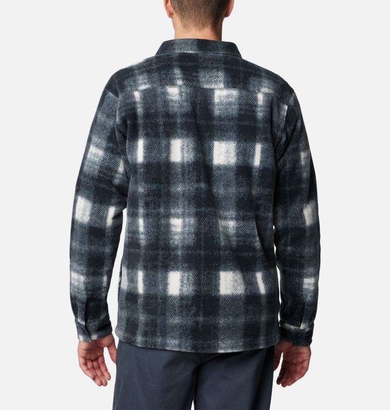 men steens mountain printed fleece shirt jacket ii - tall