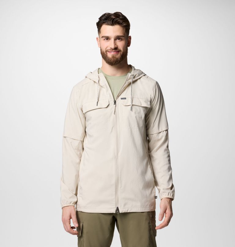 men skien valley hooded long sleeve shirt - tall