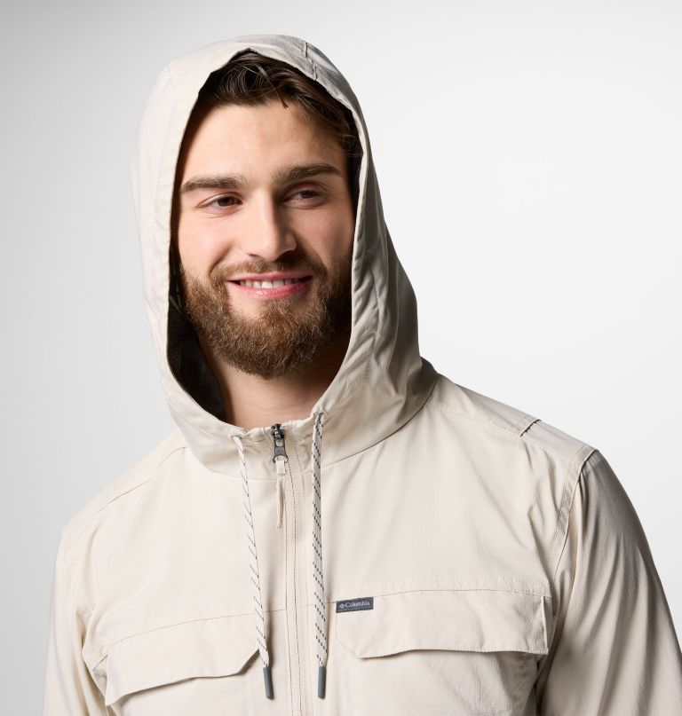 men skien valley hooded long sleeve shirt - tall