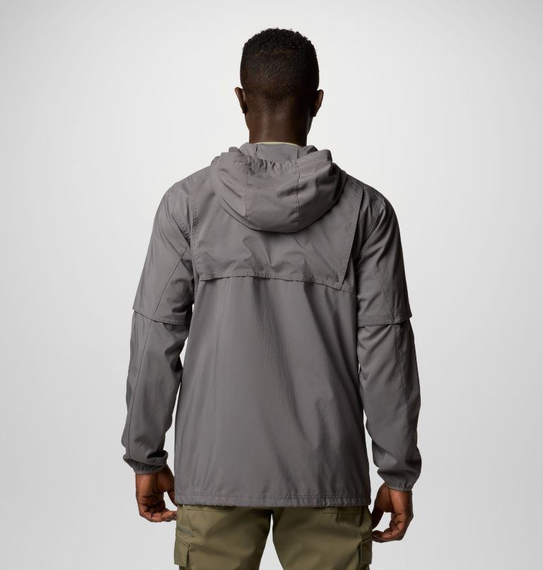 men skien valley hooded long sleeve shirt - tall