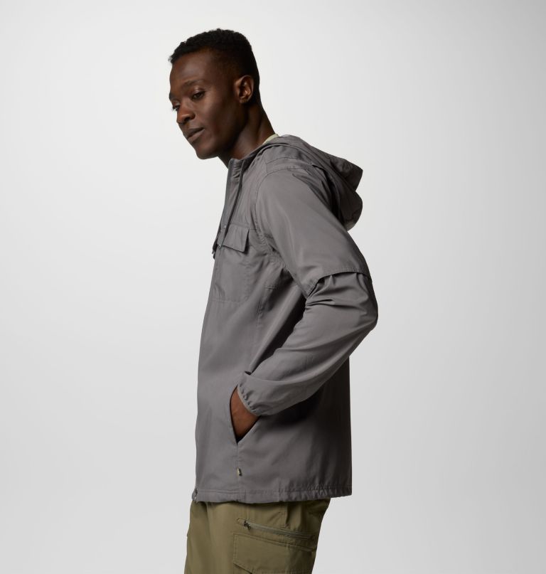 men skien valley hooded long sleeve shirt - tall