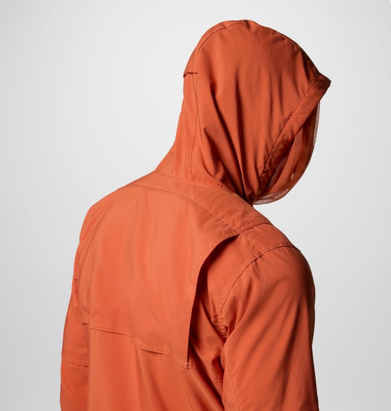 men skien valley hooded long sleeve shirt - tall