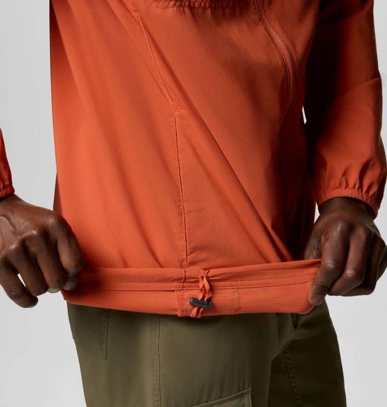 men skien valley hooded long sleeve shirt - tall