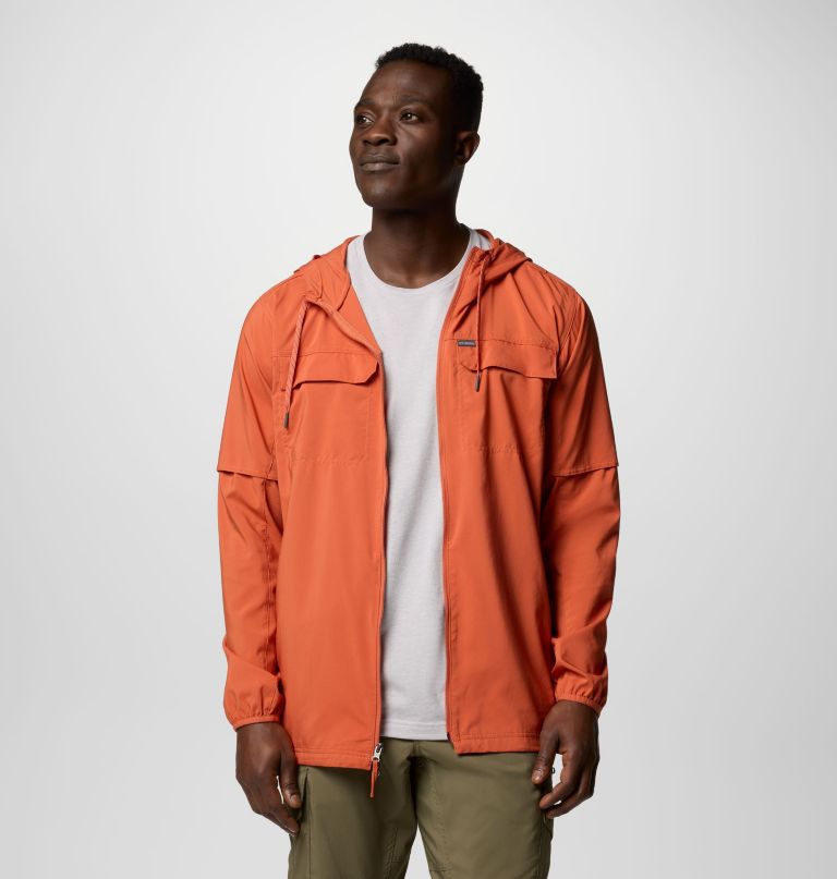 men skien valley hooded long sleeve shirt - tall