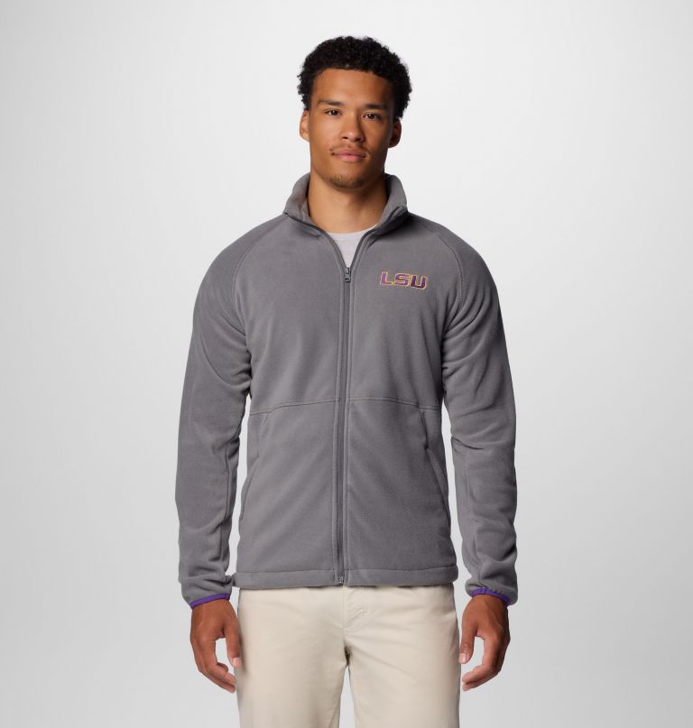 men collegiate flanker iv fleece jacket - lsu