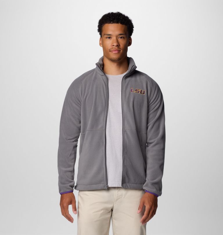 men collegiate flanker iv fleece jacket - lsu