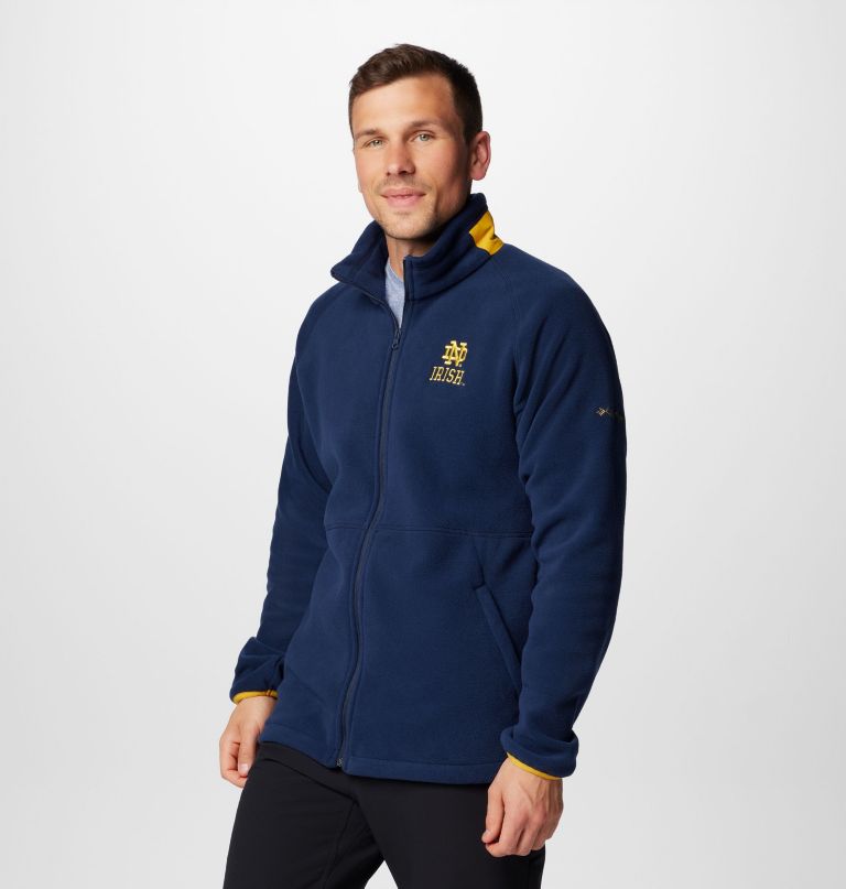 men collegiate flanker iv fleece jacket - notre dame