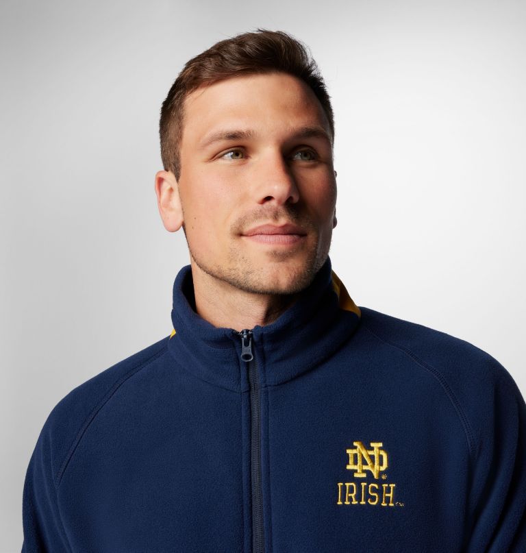 men collegiate flanker iv fleece jacket - notre dame