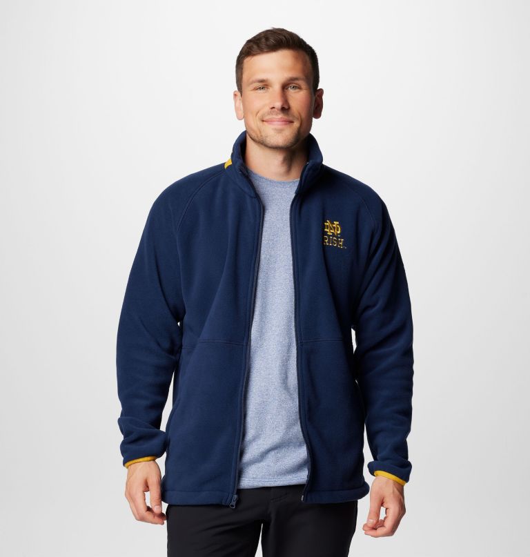 men collegiate flanker iv fleece jacket - notre dame