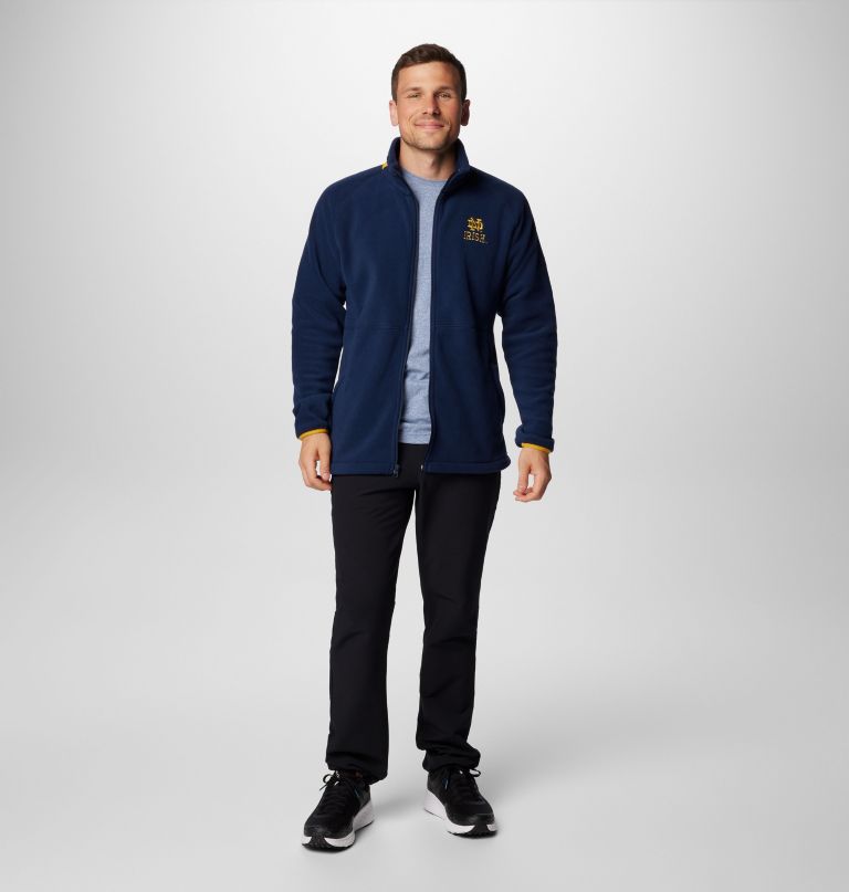 men collegiate flanker iv fleece jacket - notre dame