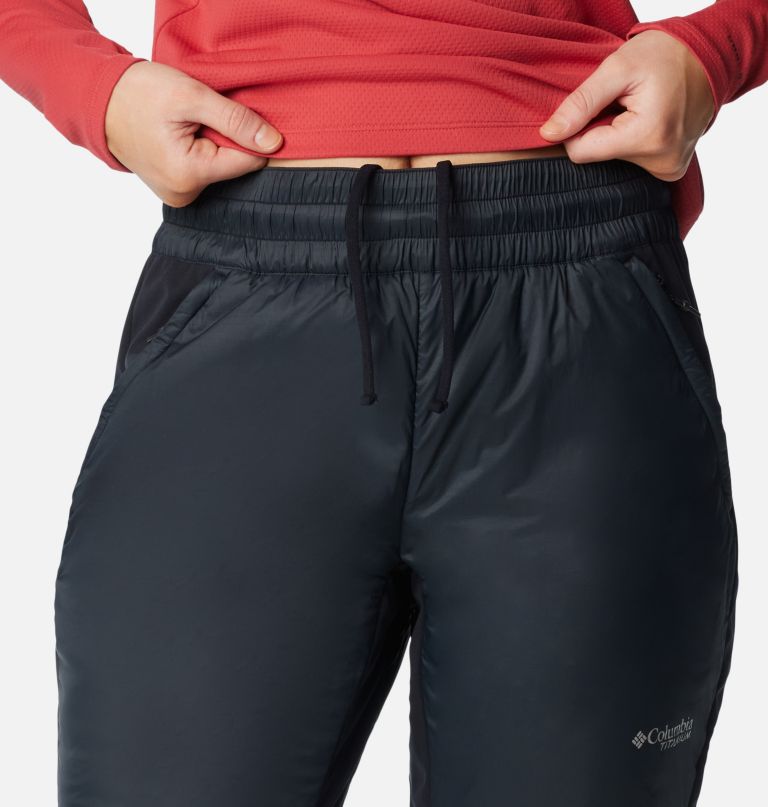 women silver leaf insulated hybrid pants