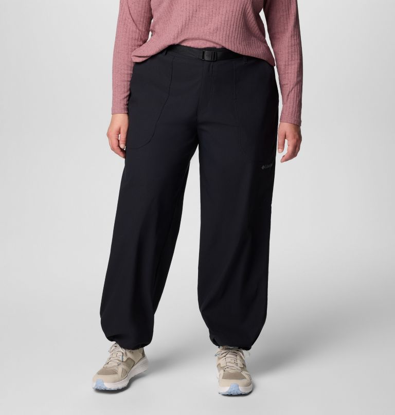 women brea falls nylon pants - plus size