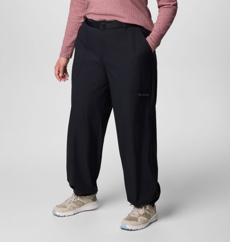 women brea falls nylon pants - plus size