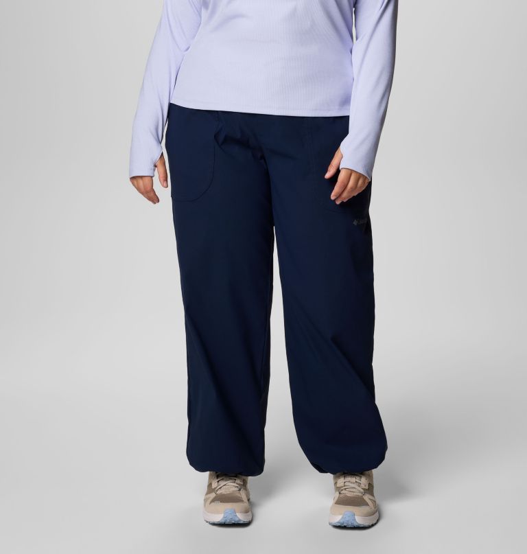 women brea falls nylon pants - plus size