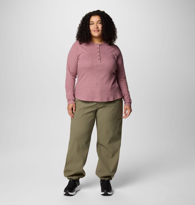 women brea falls nylon pants - plus size