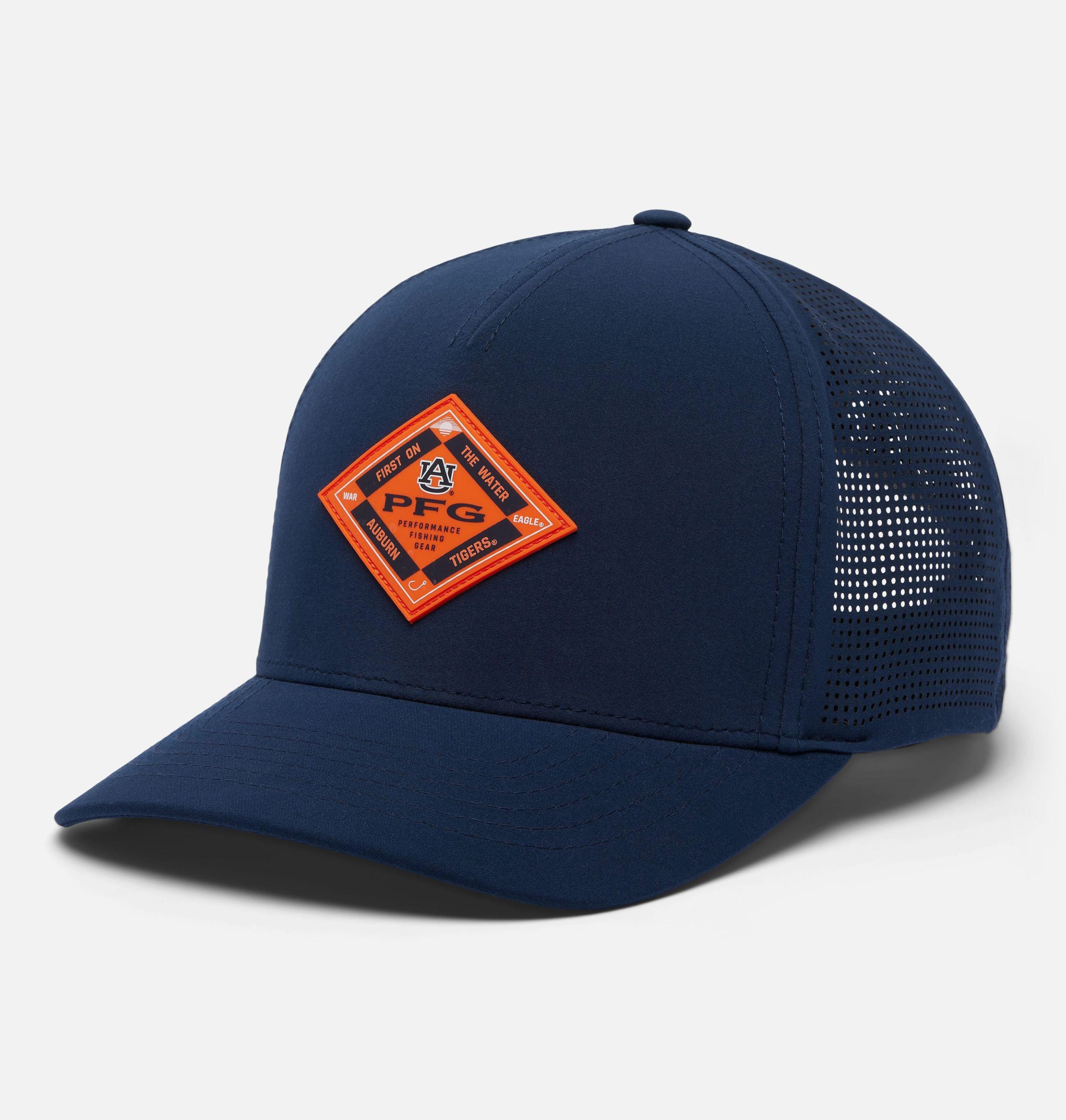 collegiate pfg elite 3d stretch snap back - auburn