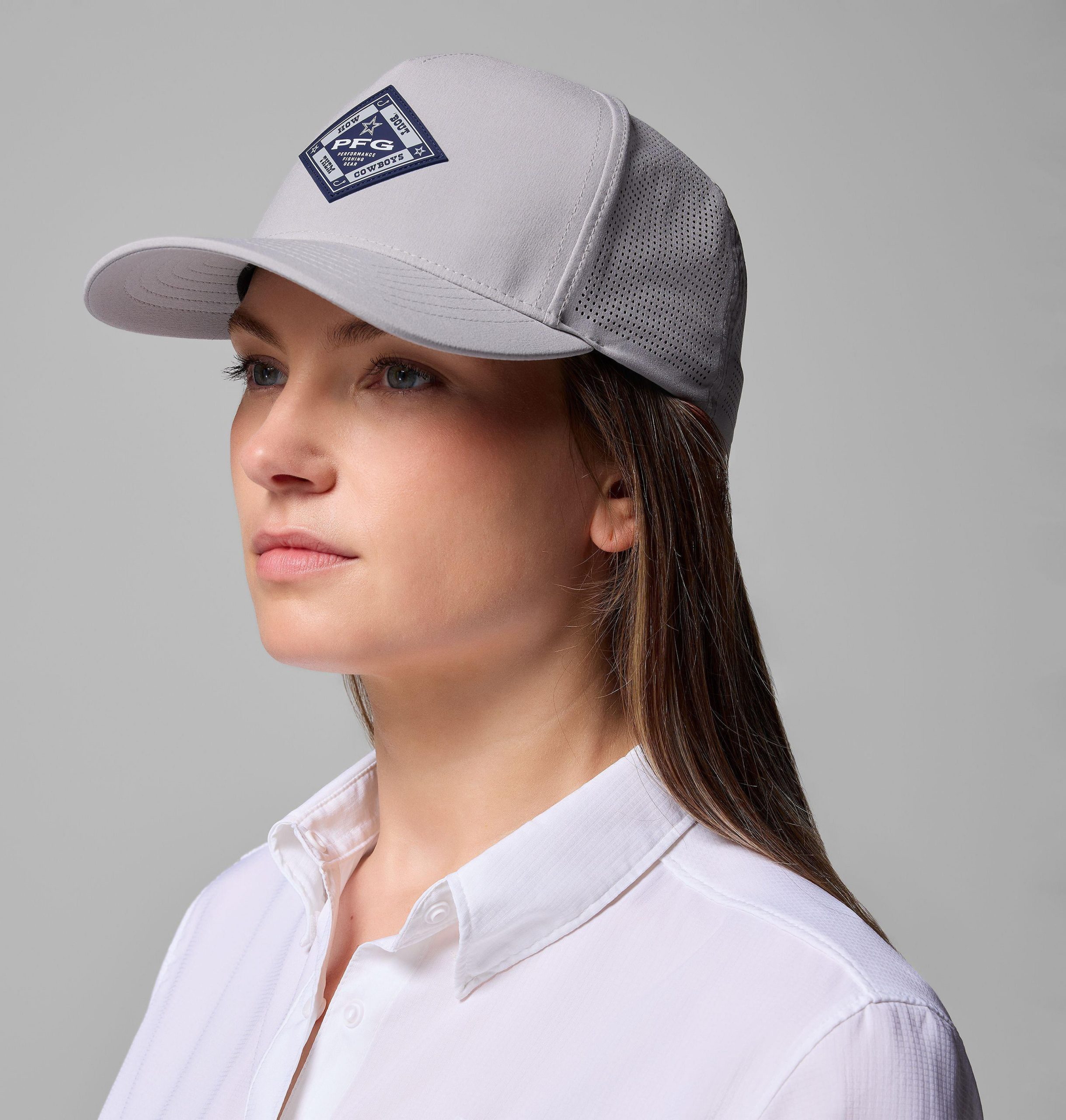 collegiate pfg elite 3d stretch snap back - dallas cowboys