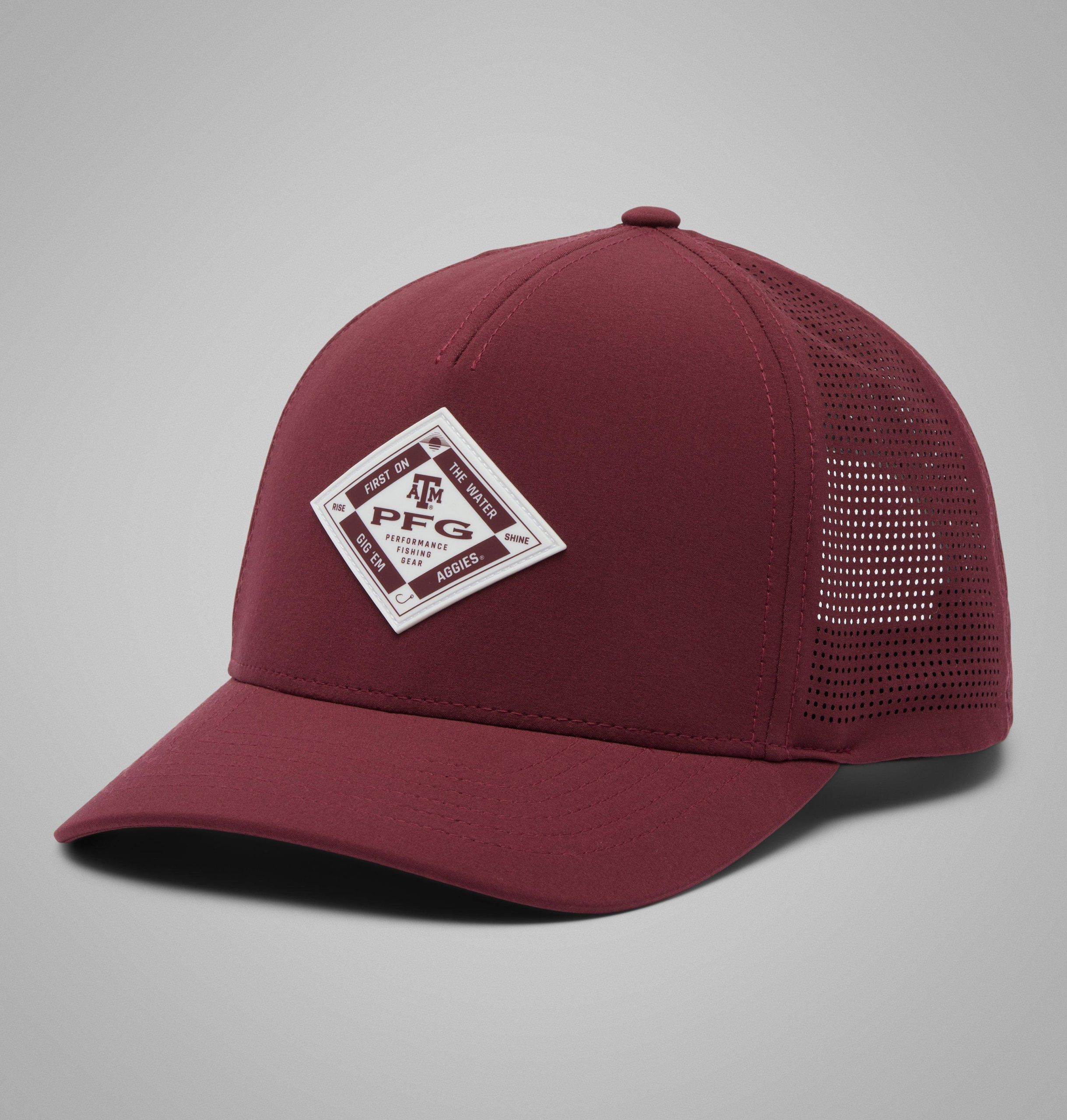 collegiate pfg elite 3d stretch snap back - texas am