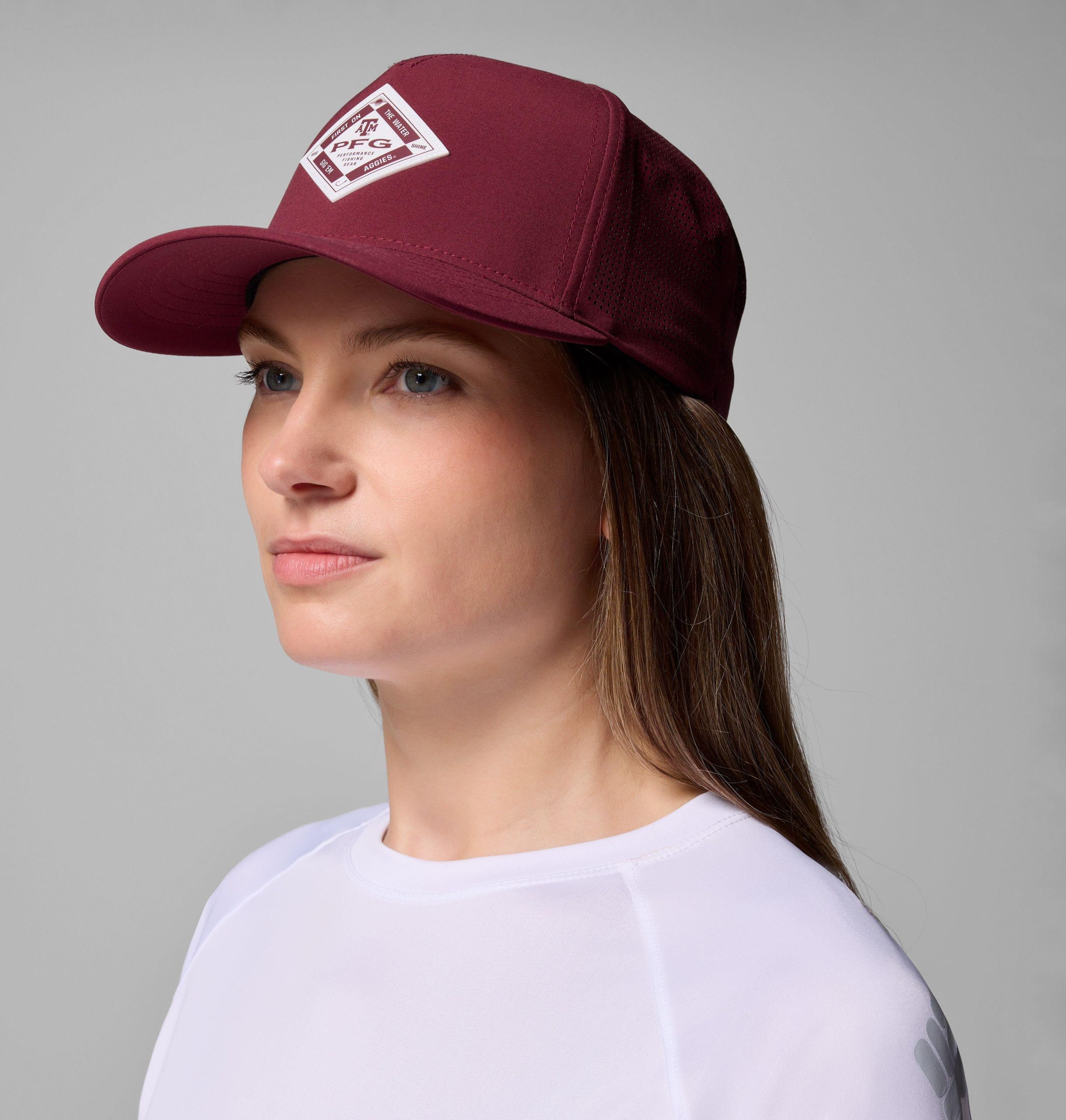 collegiate pfg elite 3d stretch snap back - texas am
