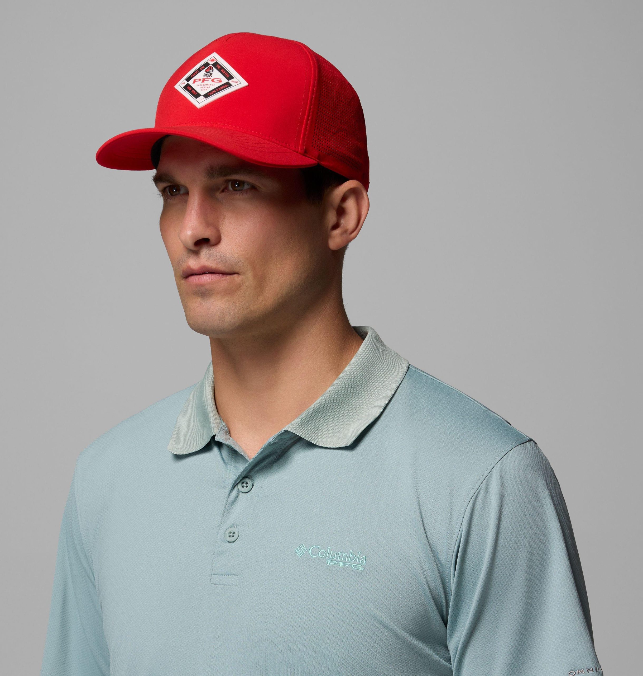 collegiate pfg elite 3d stretch snap back - georgia