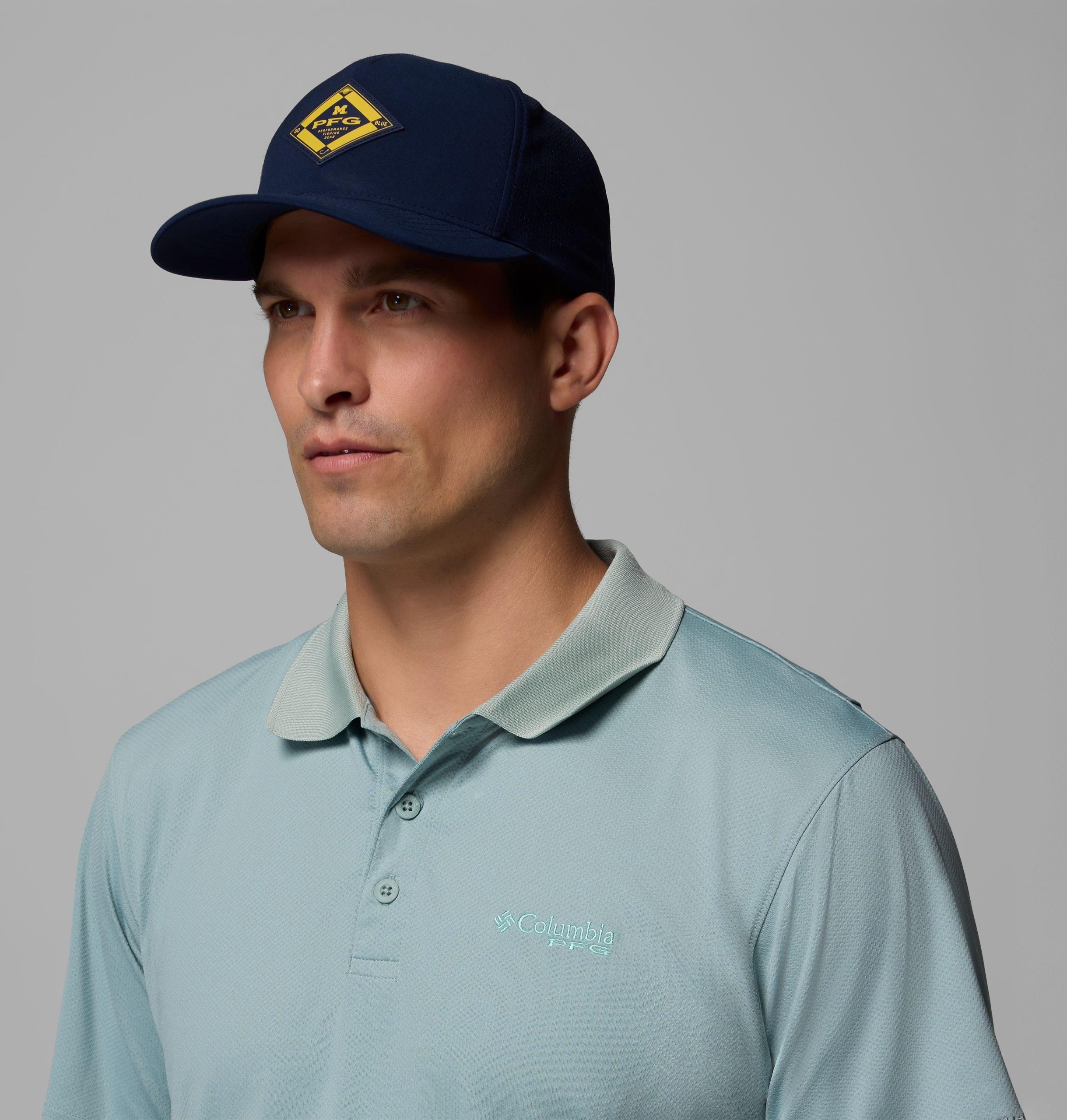 collegiate pfg elite 3d stretch snap back - michigan