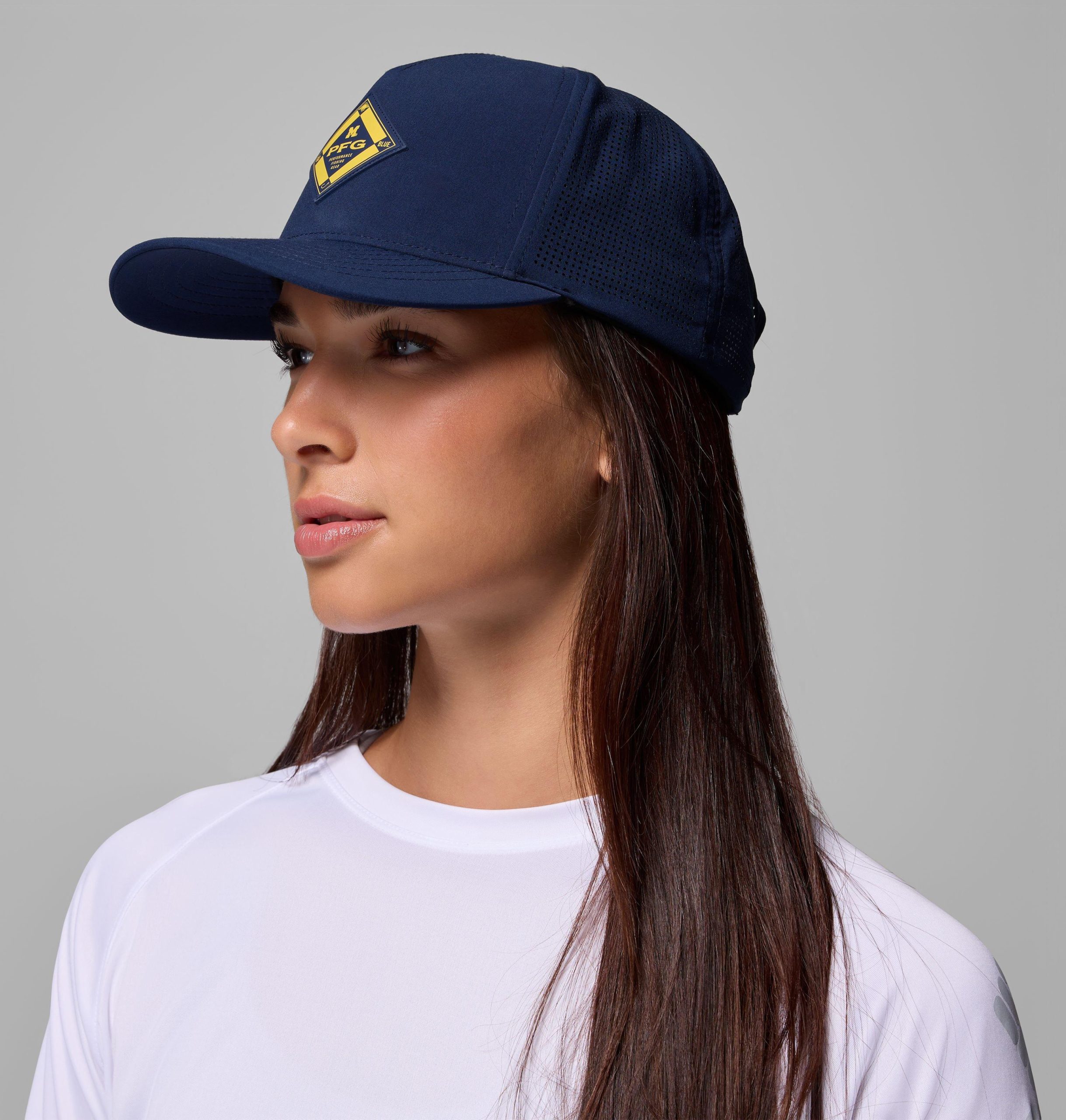 collegiate pfg elite 3d stretch snap back - michigan