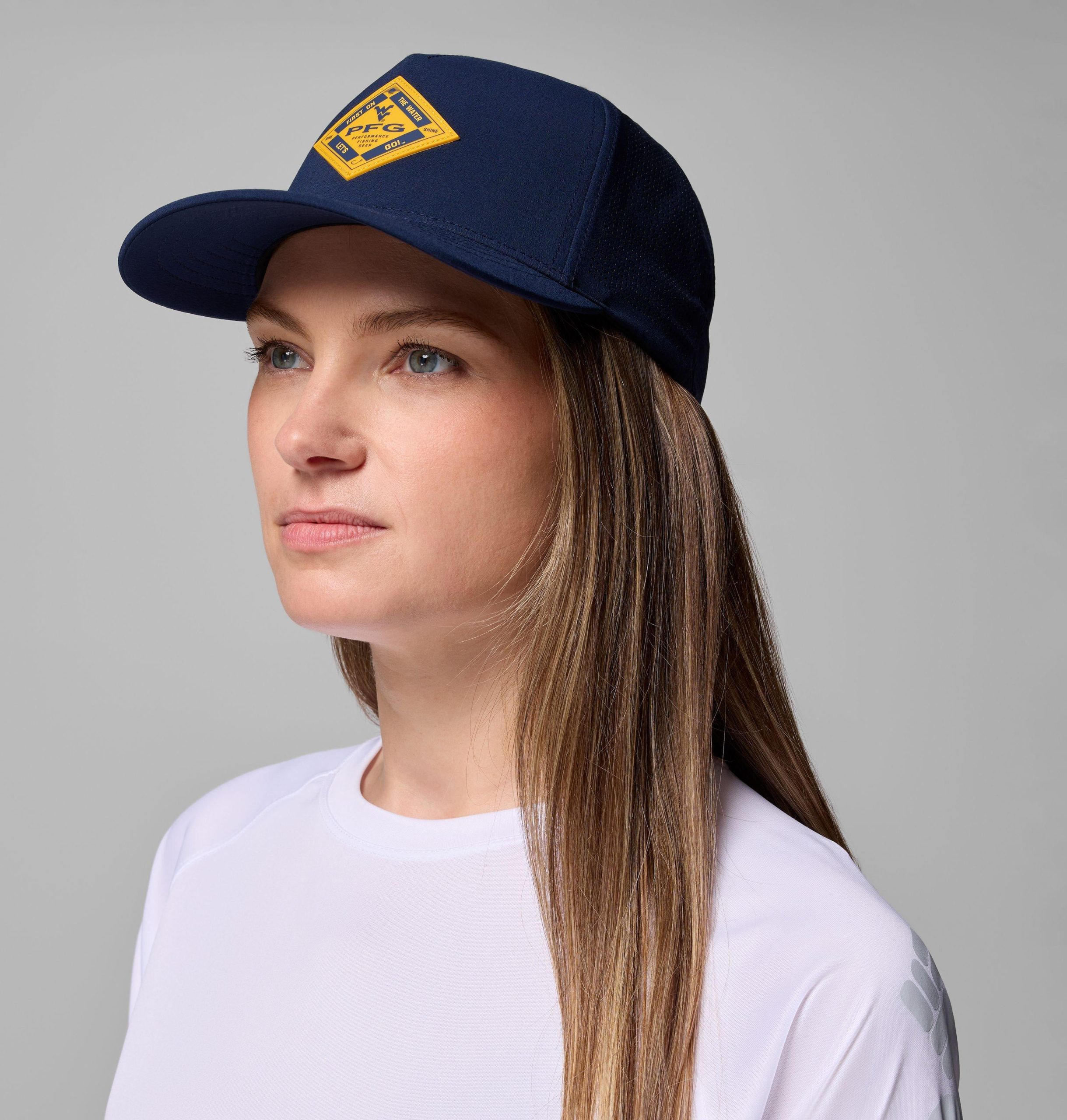 collegiate pfg elite 3d stretch snap back - west virginia