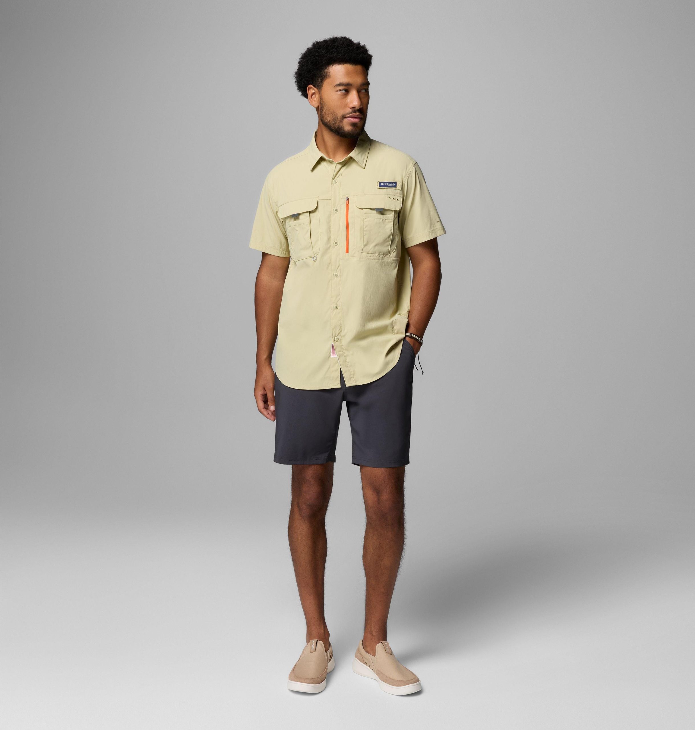 heren pfg bahama elite t-shirt met korte mouwen