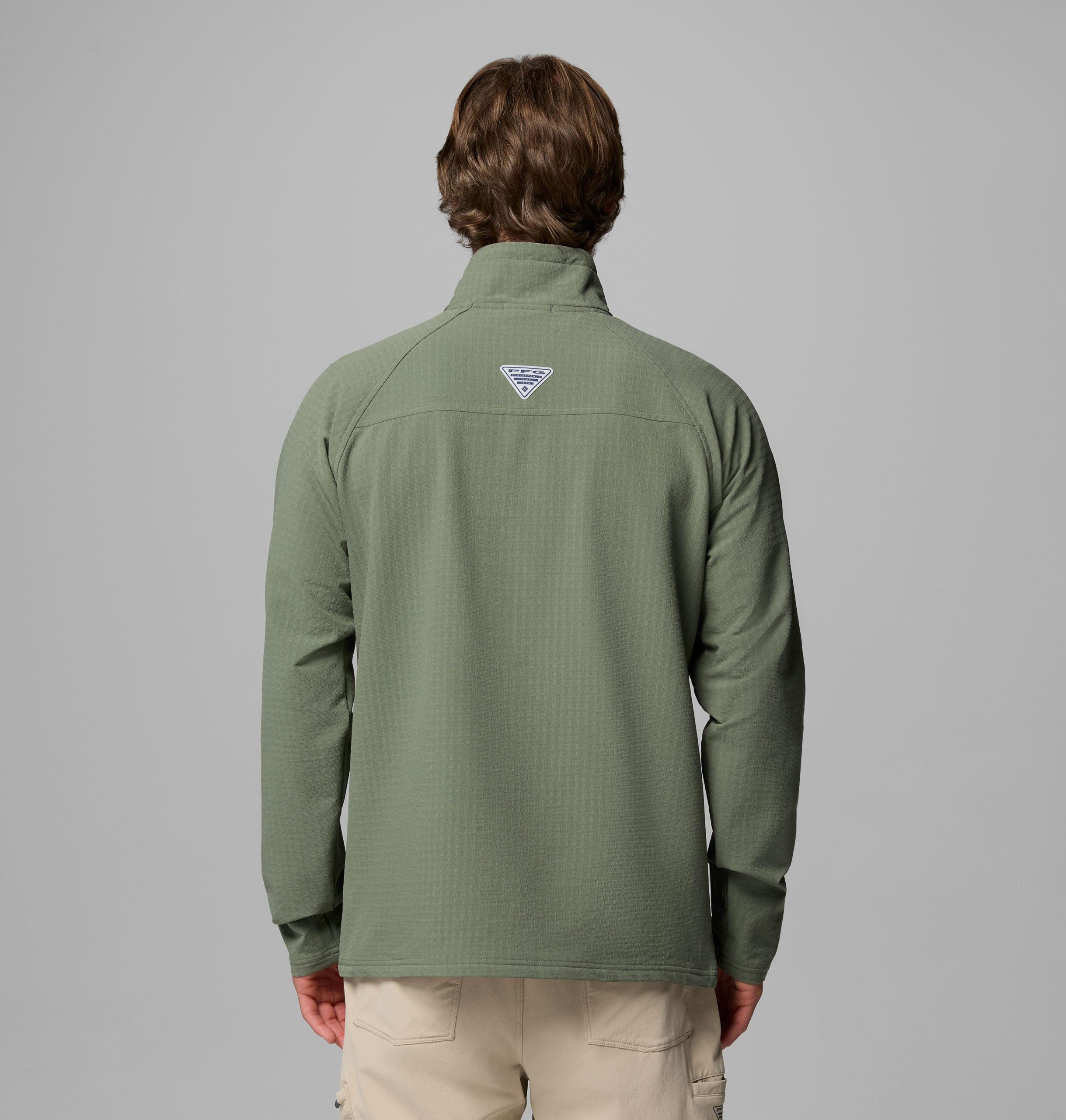 heren hydroforce lichtgewicht pullover met halve rits