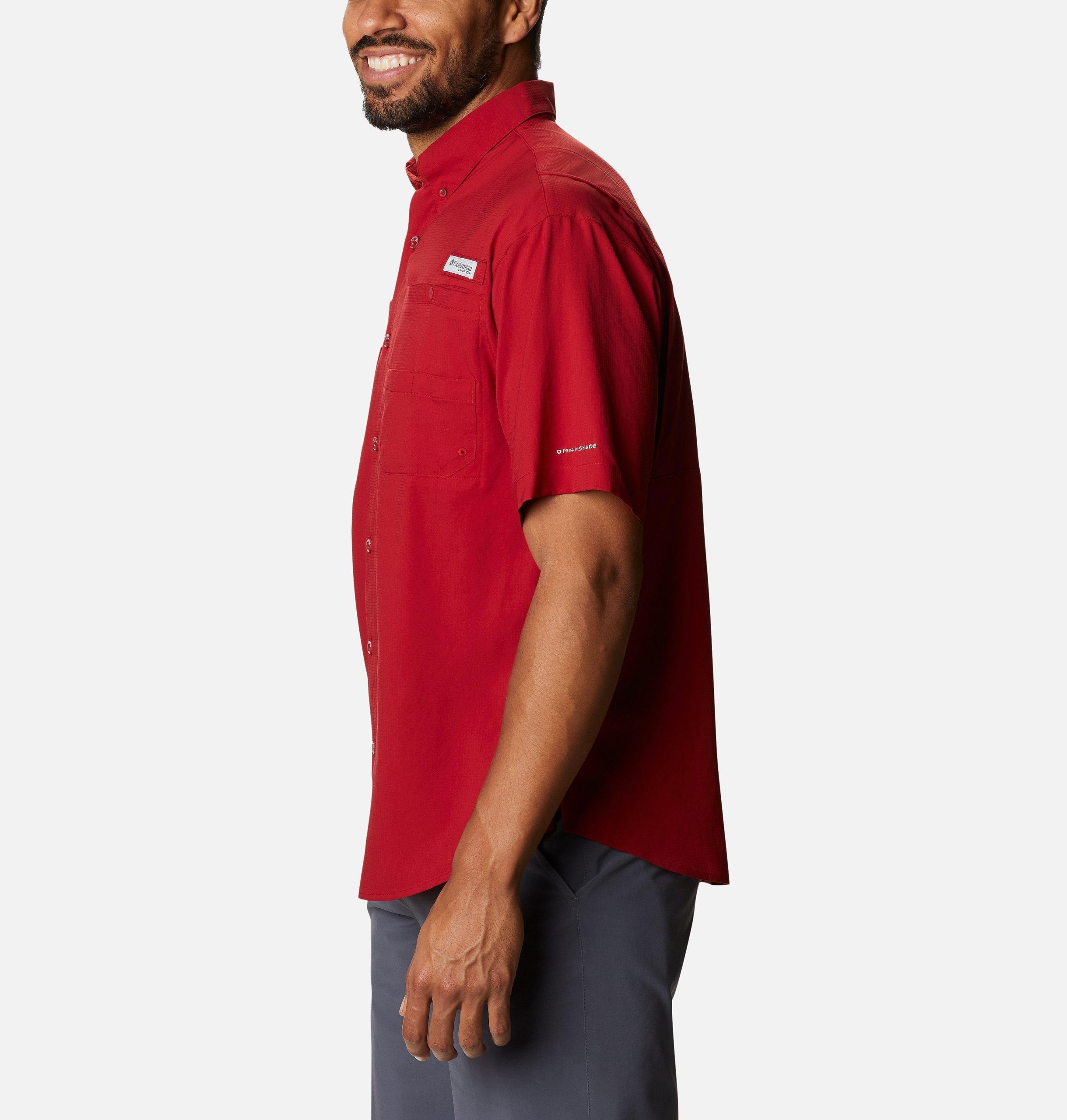 heren pfg tamiami shirt met korte mouwen - oklahoma