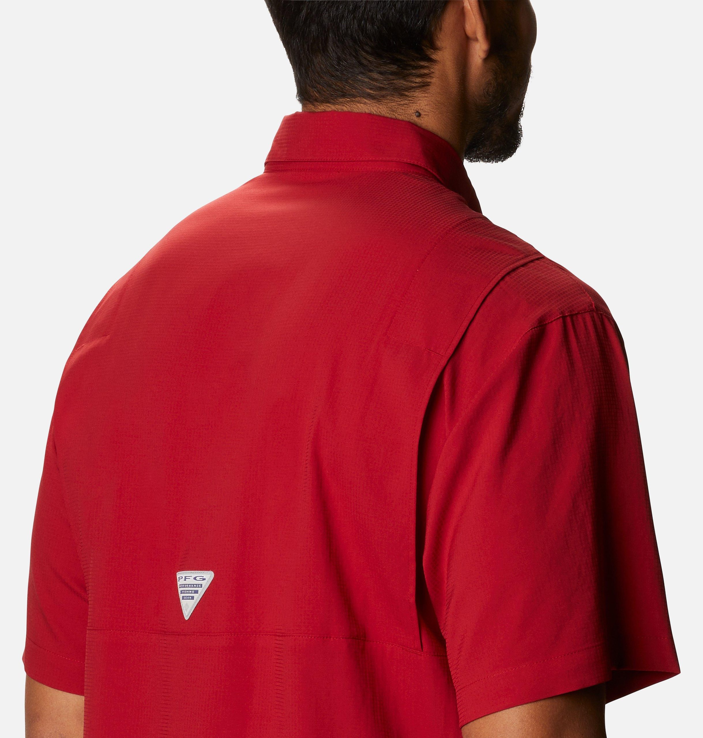 heren pfg tamiami shirt met korte mouwen - oklahoma
