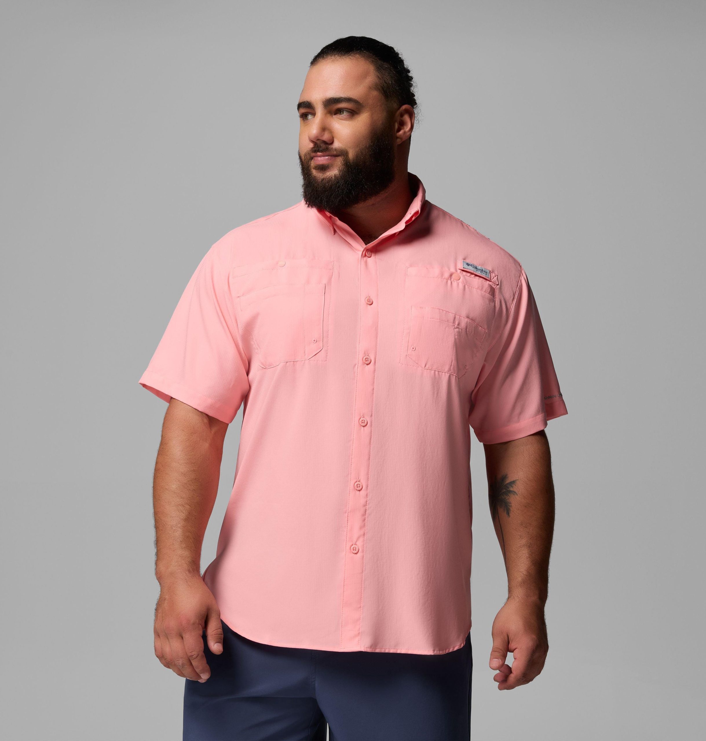 heren pfg tamiami ii t-shirt met korte mouwen - grote maten
