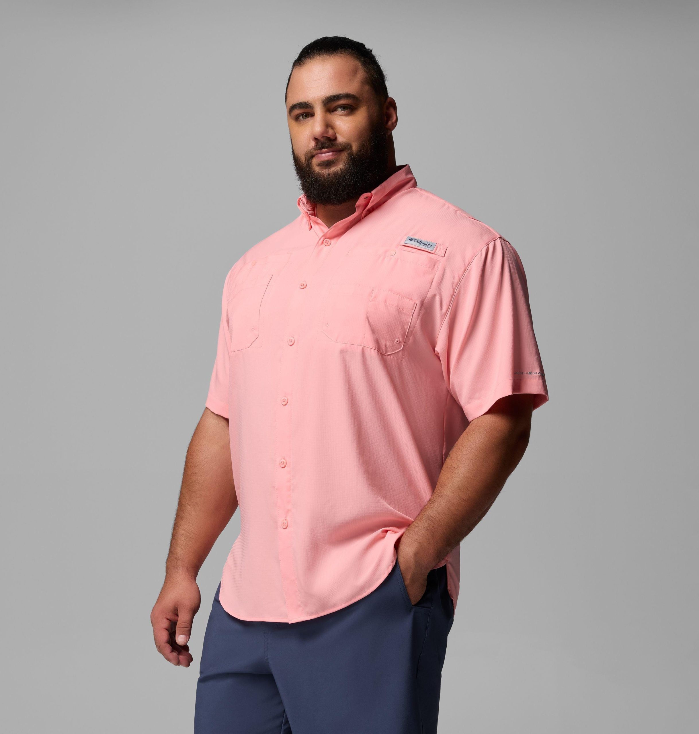 heren pfg tamiami ii t-shirt met korte mouwen - grote maten