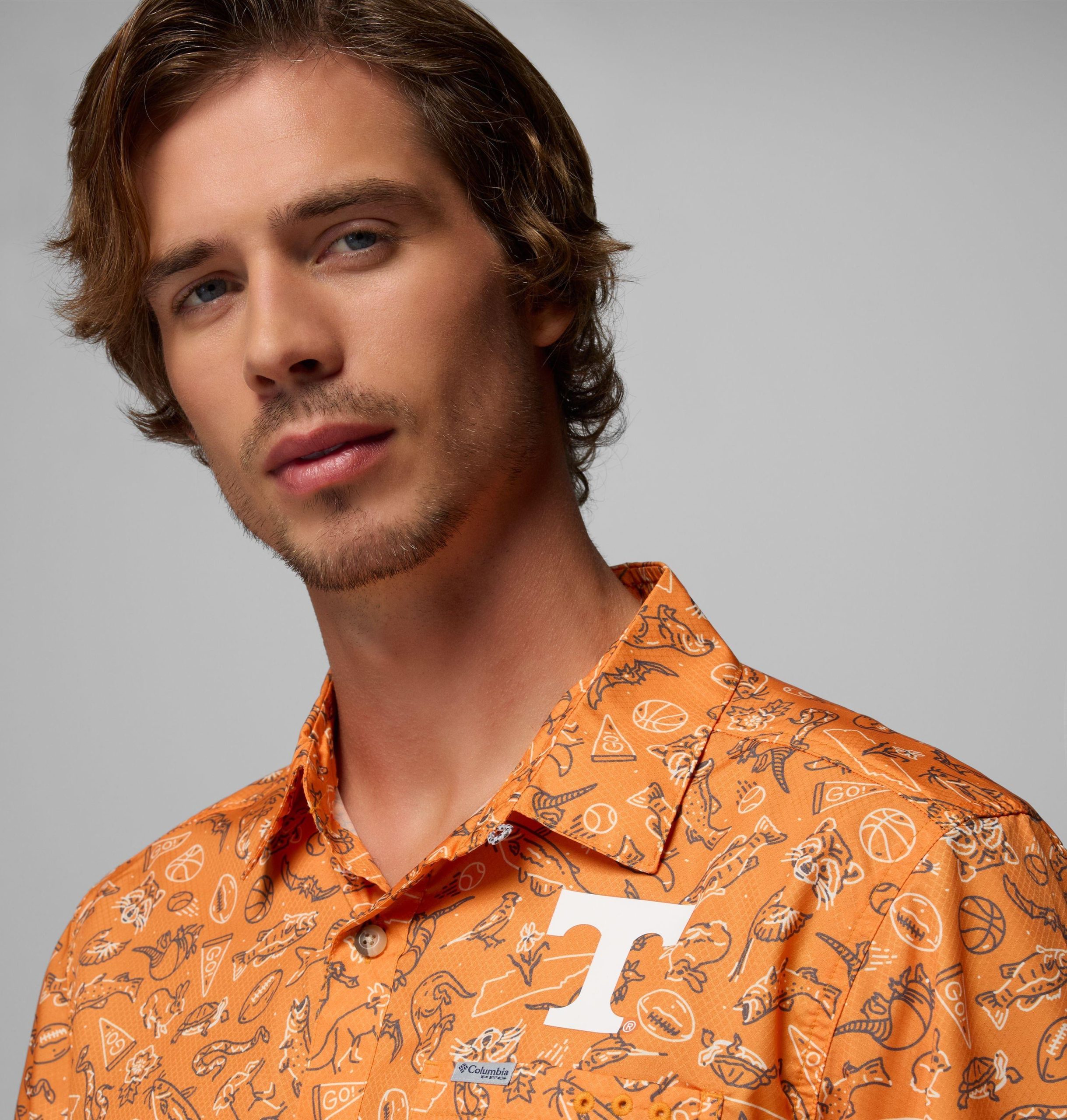 heren pfg super slack tide shirt - tennessee