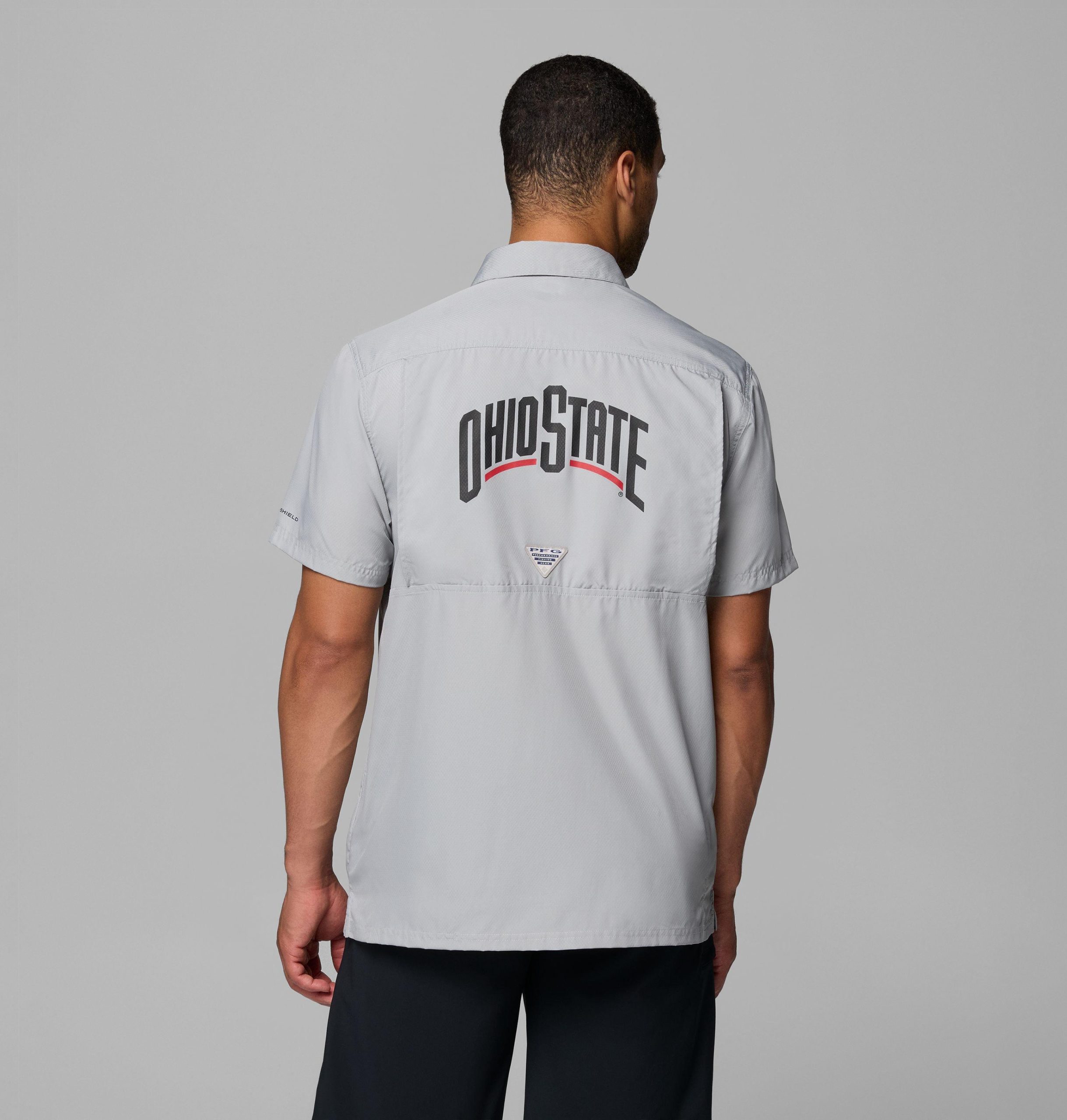 heren pfg slack tide camp shirt - ohio state