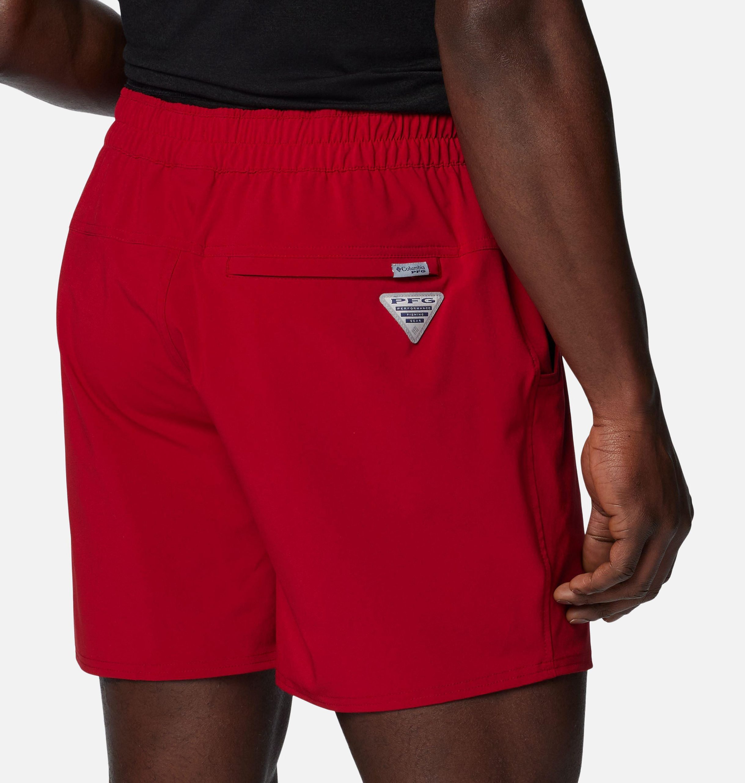 heren pfg terminal roamer stretch shorts - oklahoma