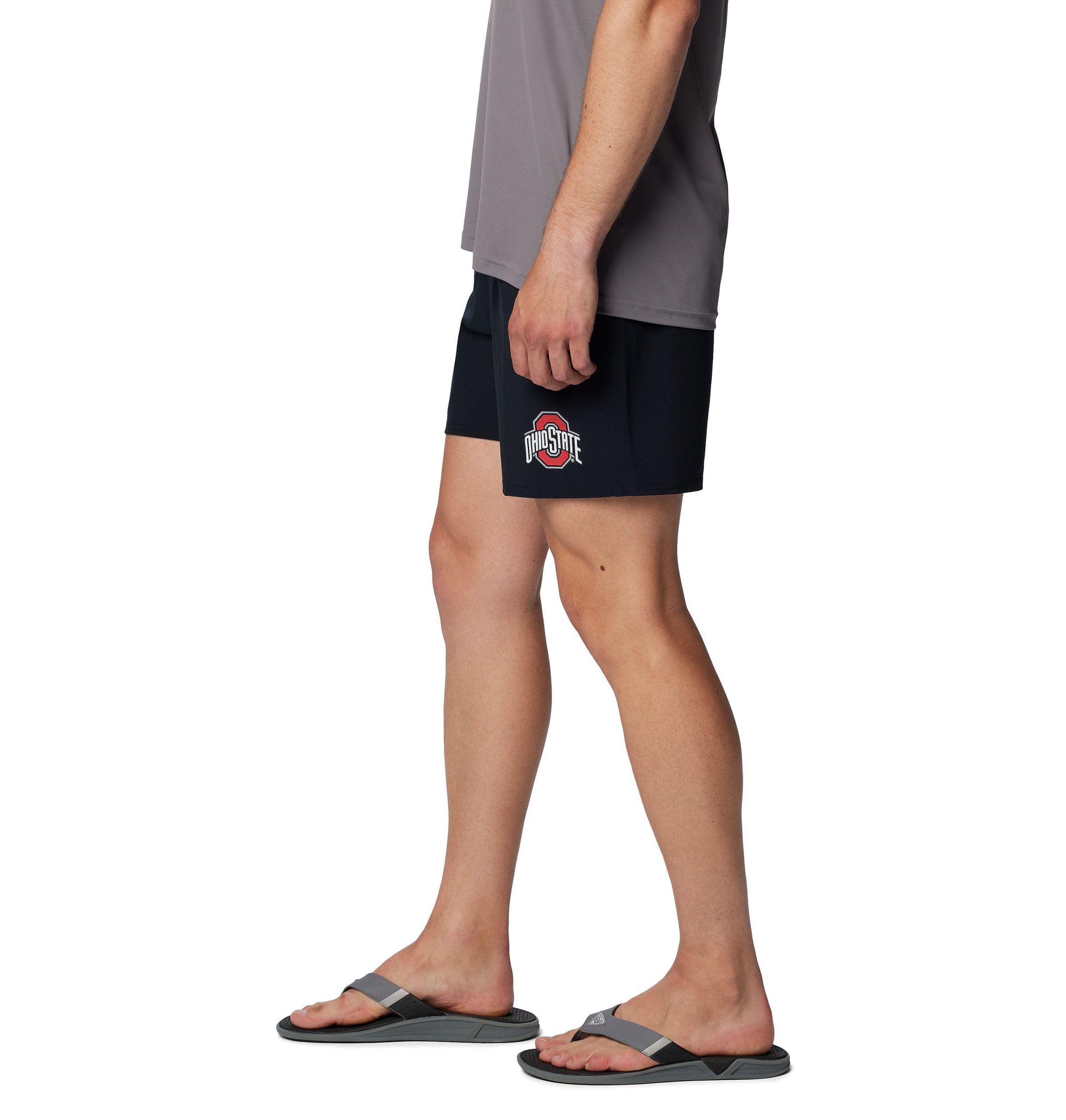 heren pfg terminal roamer stretch shorts - ohio state