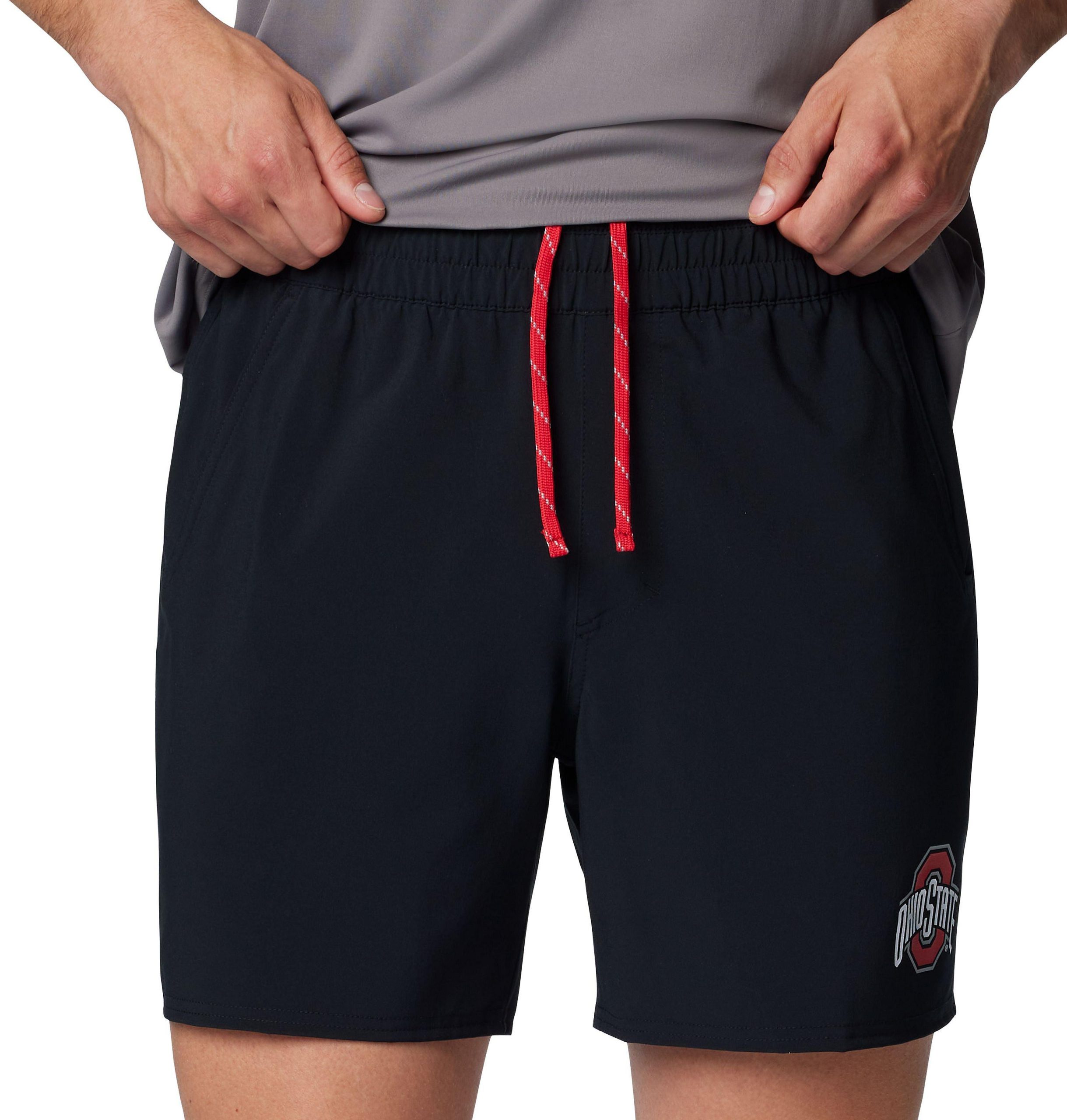 heren pfg terminal roamer stretch shorts - ohio state