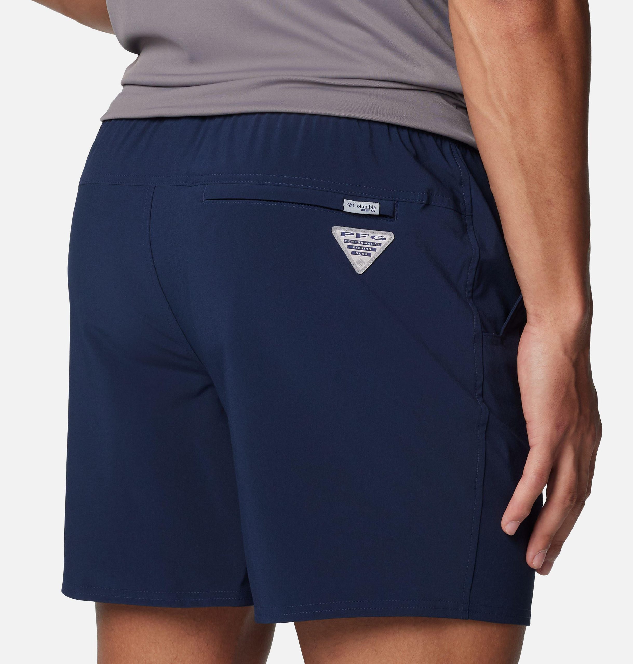 heren pfg terminal roamer stretch shorts - michigan