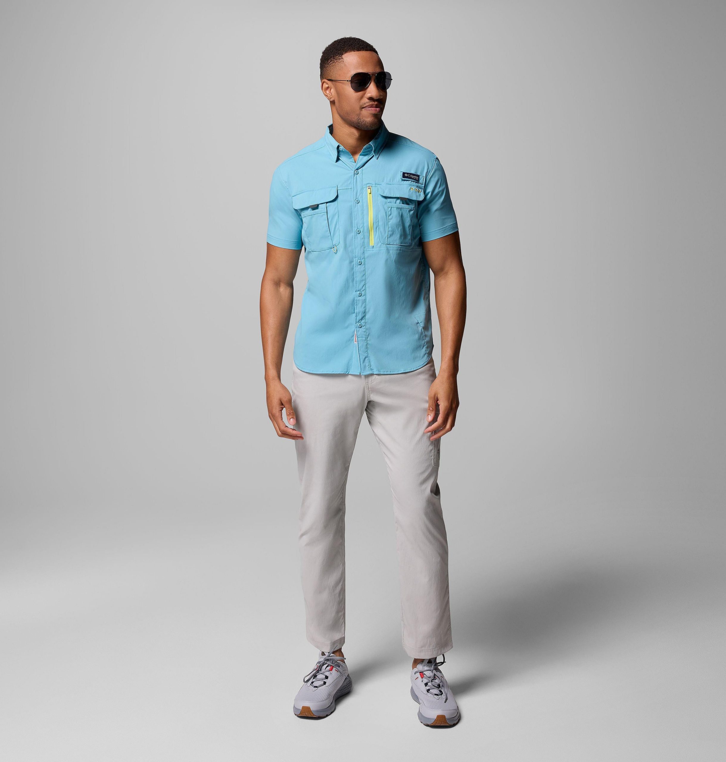 heren pfg bahama elite t-shirt met korte mouwen