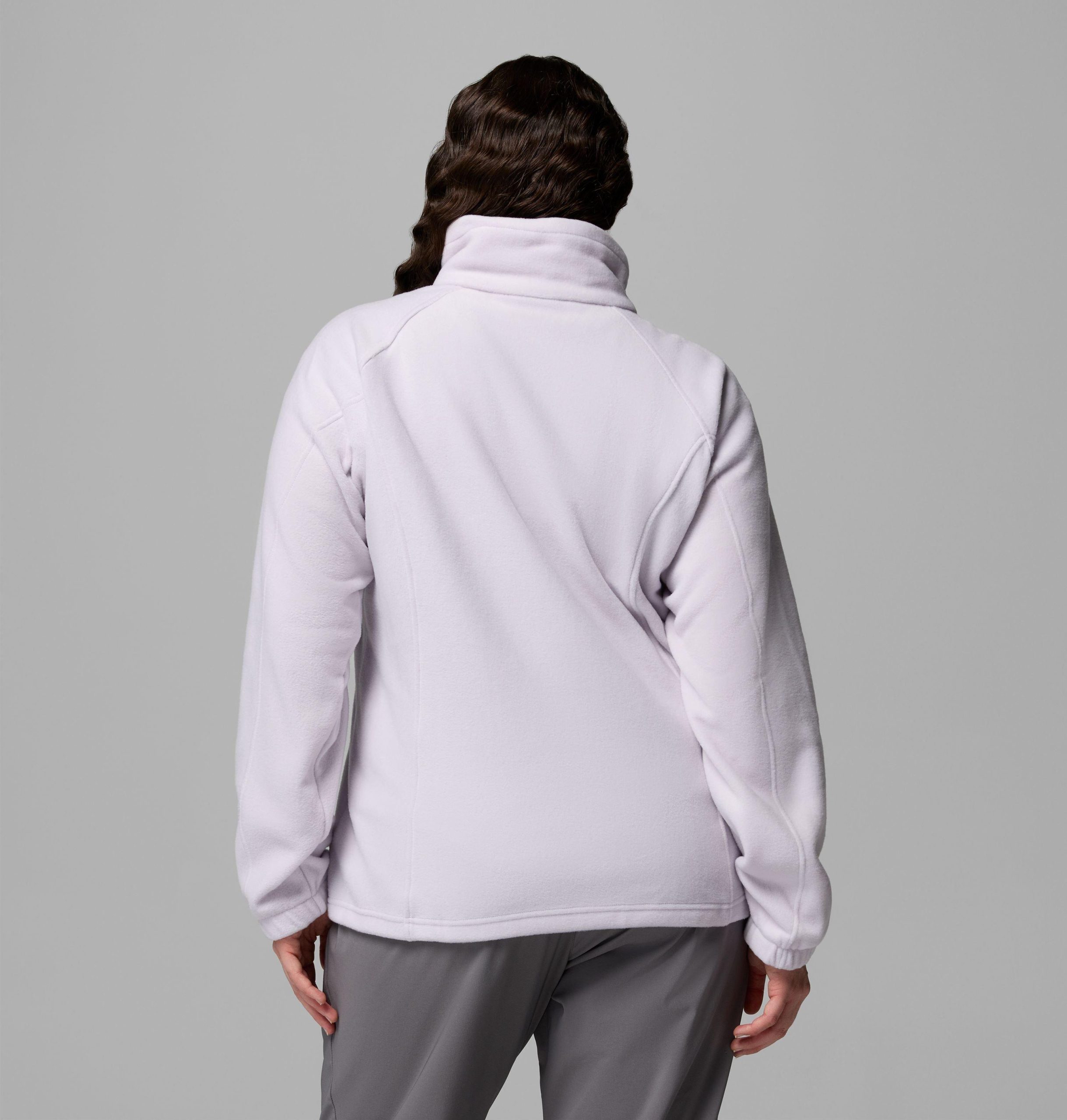 dames benton springs fleecejack met volledige ritssluiting - plus size