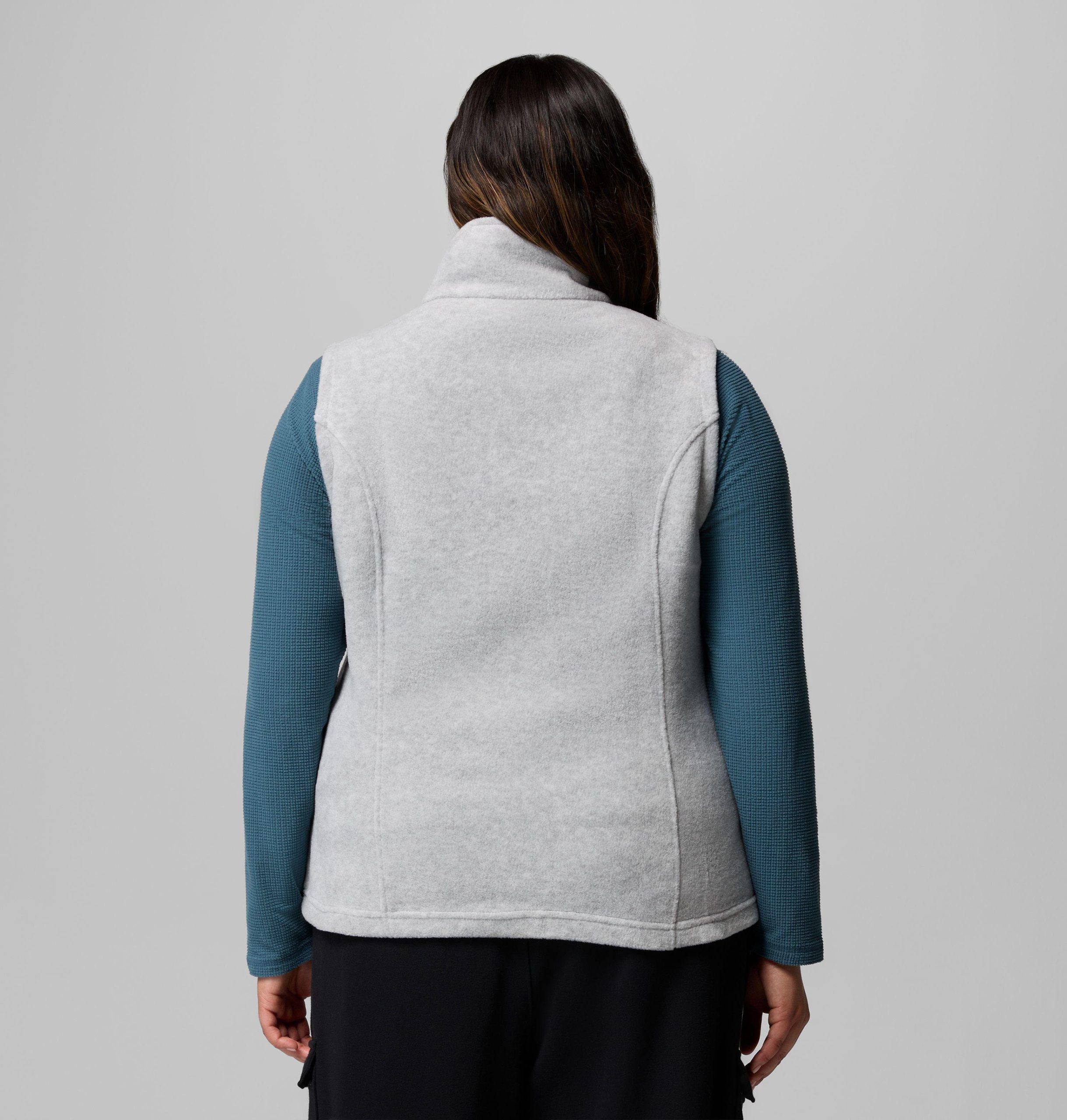 fleecevest voor dames van benton springs - plus size