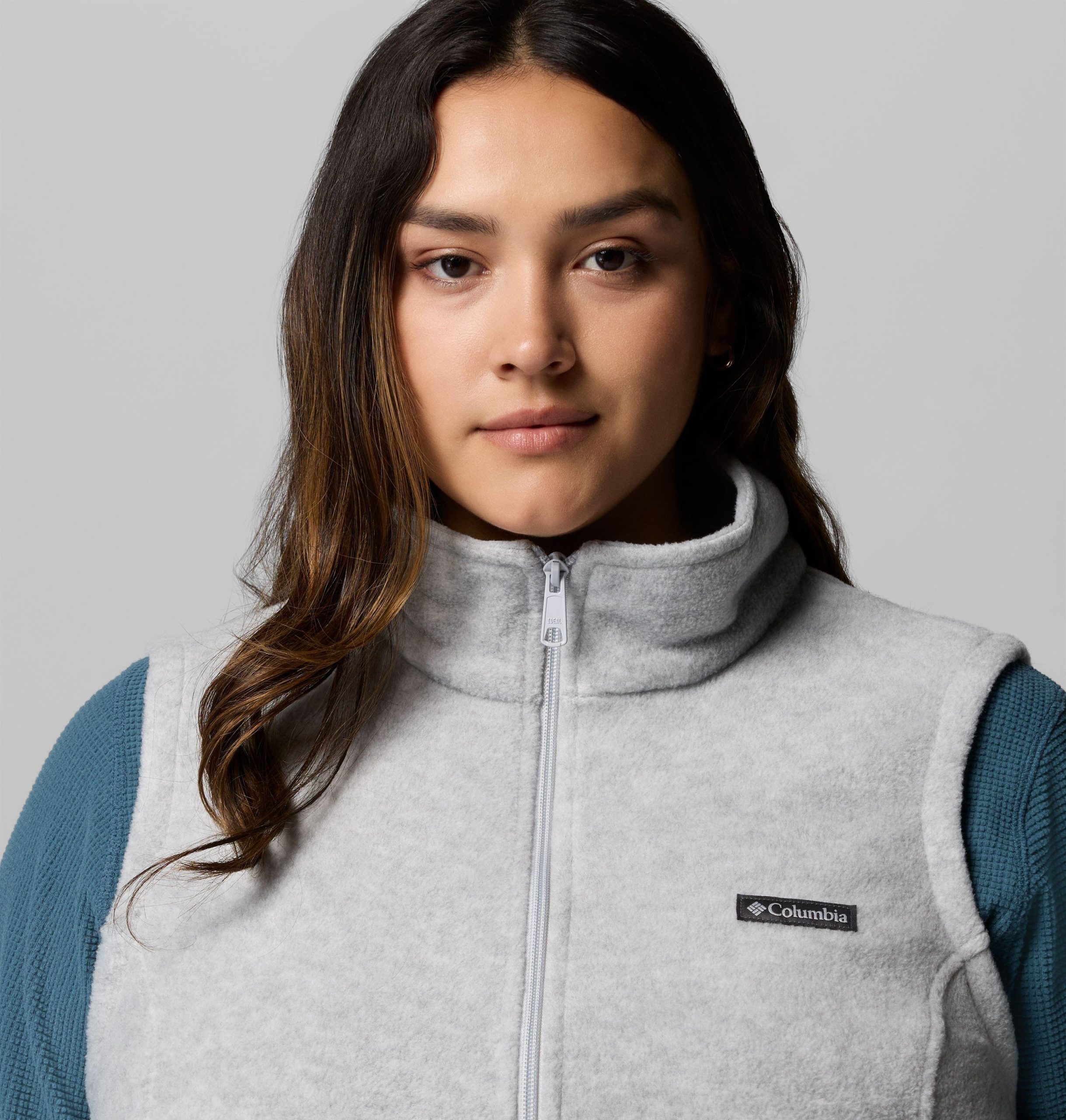fleecevest voor dames van benton springs - plus size